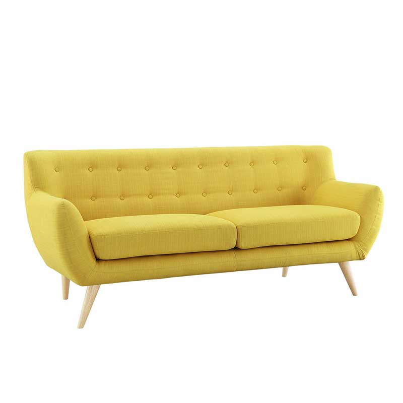 sofa băng phòng khách màu vàng