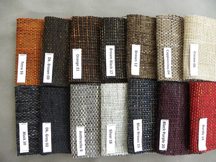 Vải bọc Sofa rất đa dạng chủng loại và màu sắc