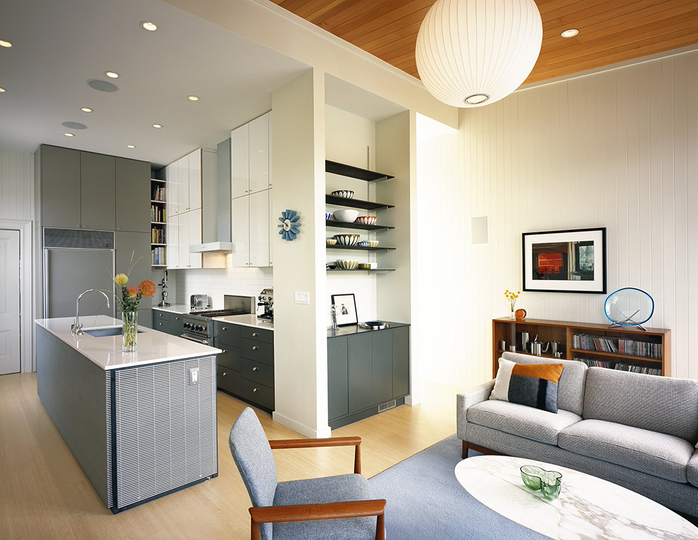 50 Mẫu thiết kế phòng khách liền bếp  thiết kế nội thất thông dụng