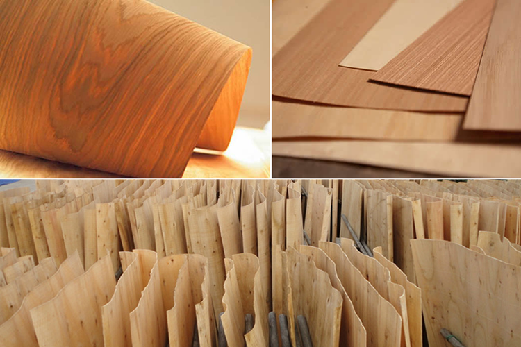 Bề mặt veneer gỗ công nghiệp