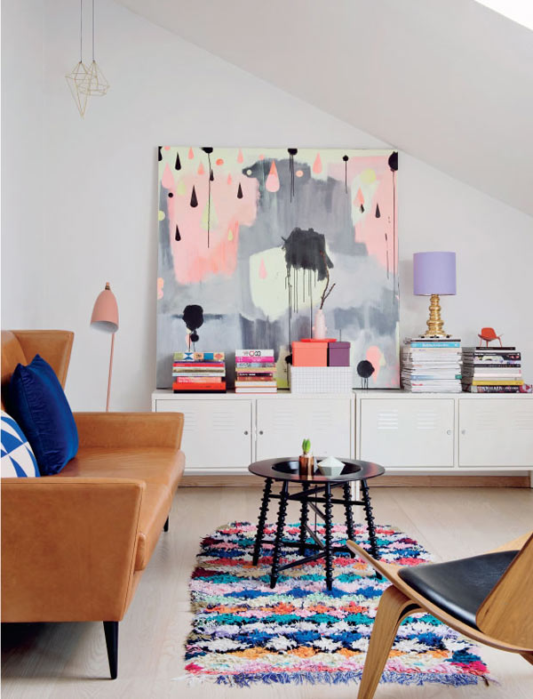 10 mẫu trang trí không gian nội thất nhà ở bằng tranh nghệ thuật khổ lớn
