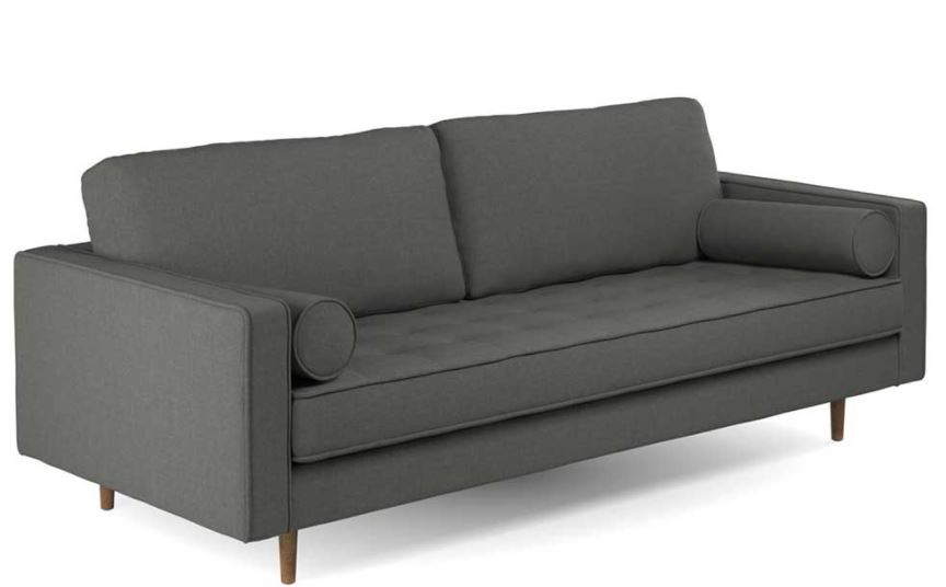Mẫu Sofa văng đơn giản 2 người ngồi bọc vải