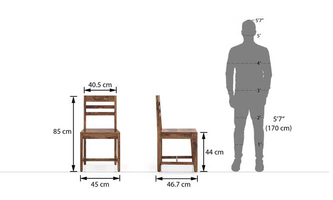 Kích thước ghế ăn đúng chuẩn giúp mang lại sự thoải mái và tiện lợi