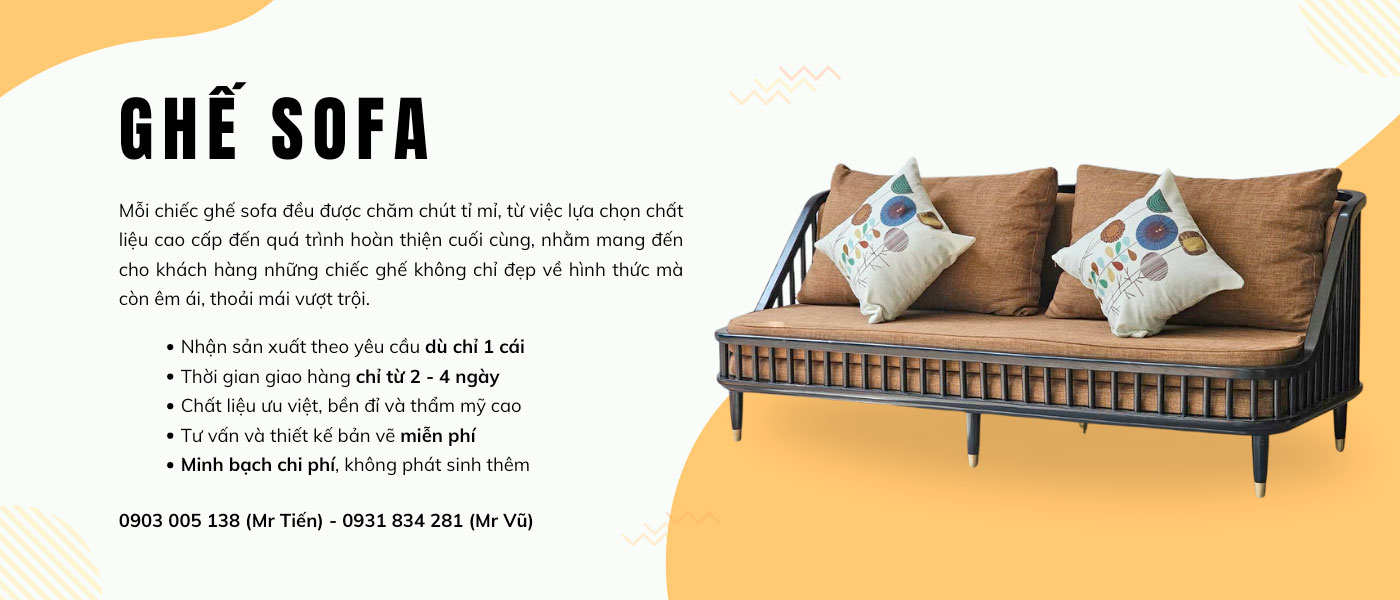 Ghế sofa phòng khách hiện đại