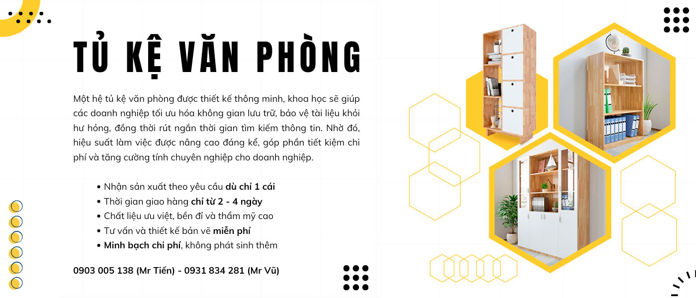 banner tủ kệ văn phòng