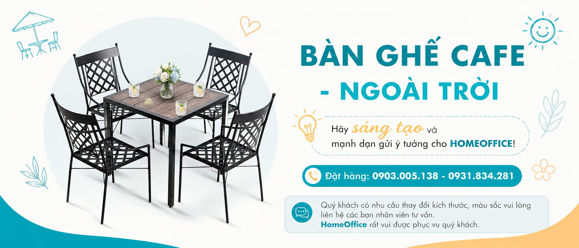 250+ bộ bàn ghế cafe đẹp, sang trọng và chất lượng