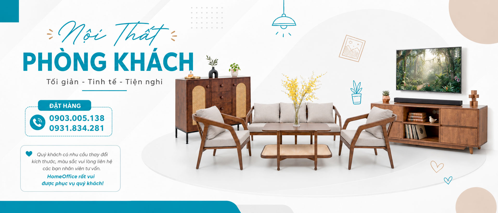 Banner nội thất phòng khách