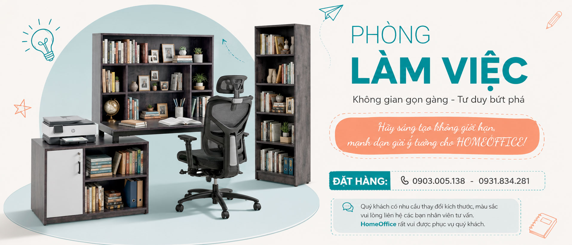 nội thất phòng làm việc hiện đại