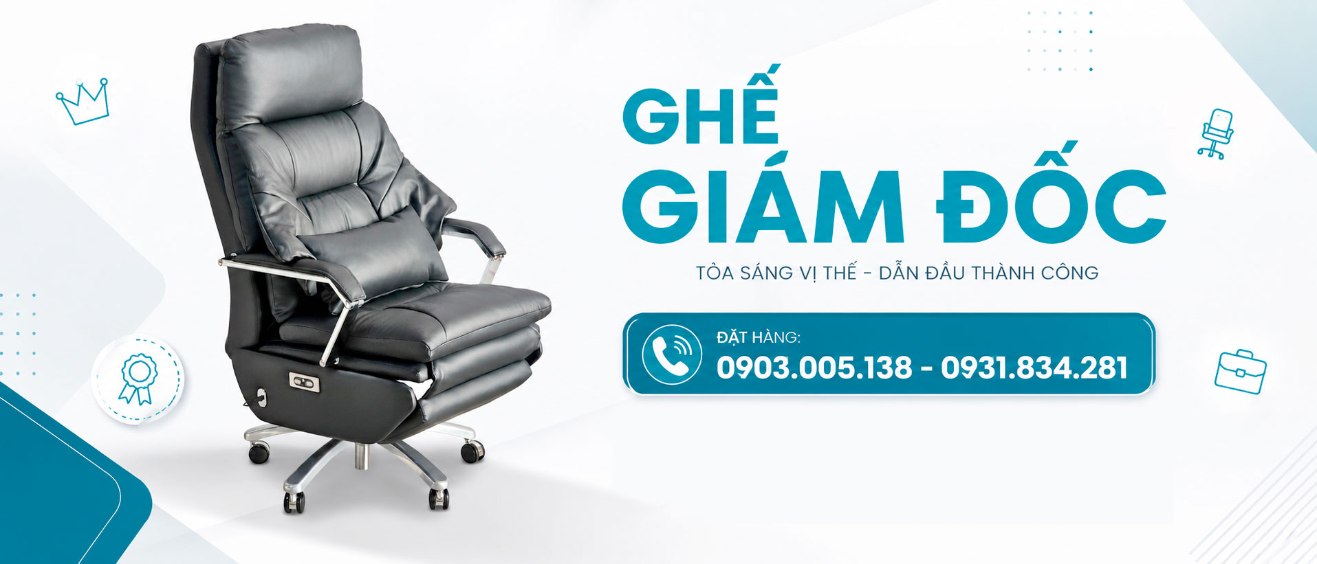 150+ mẫu ghế giám đốc cao cấp, nhập khẩu chính hãng bền đẹp