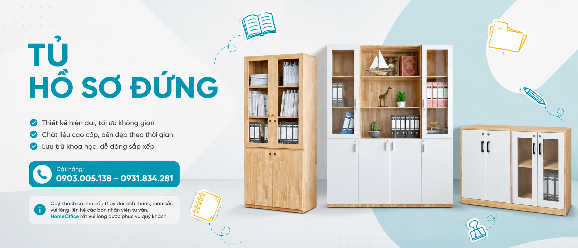 60+ mẫu tủ hồ sơ văn phòng đẹp, bền chắc và hiện đại