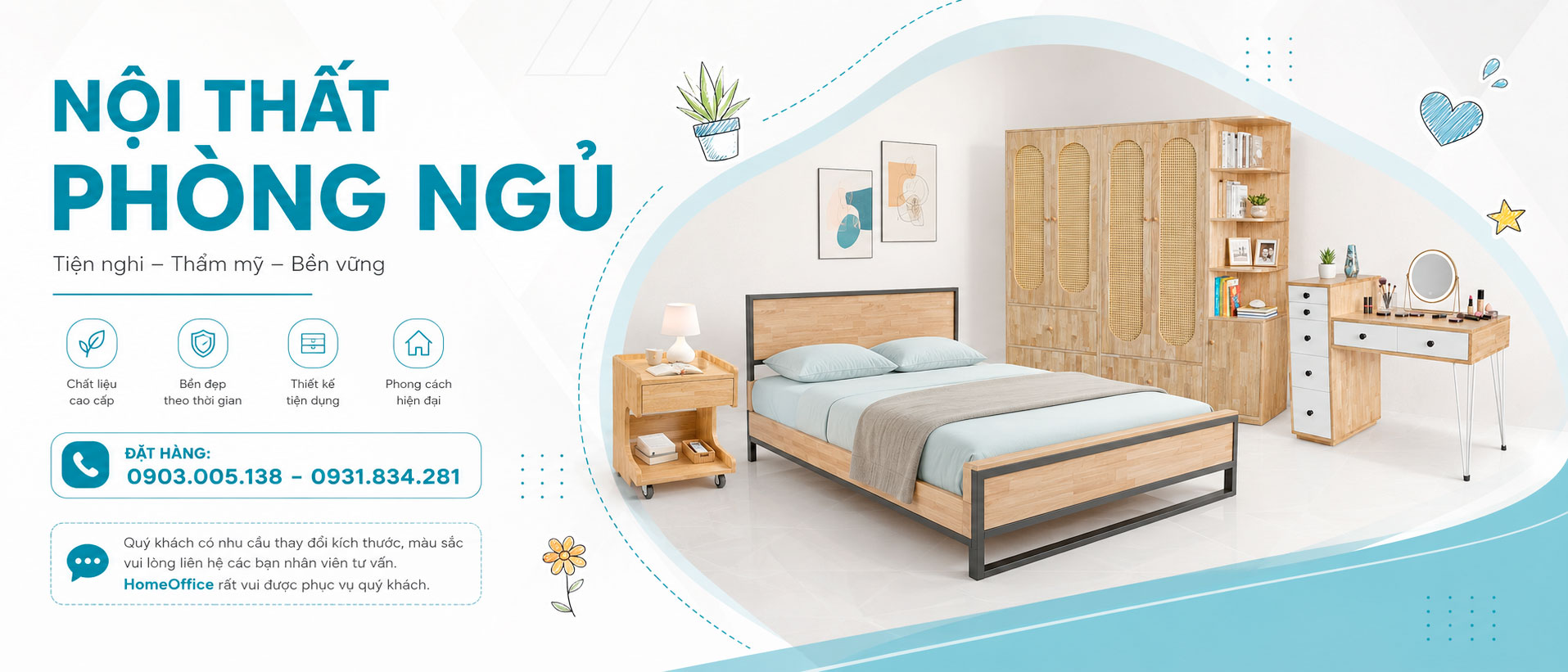 banner nội thất phòng ngủ