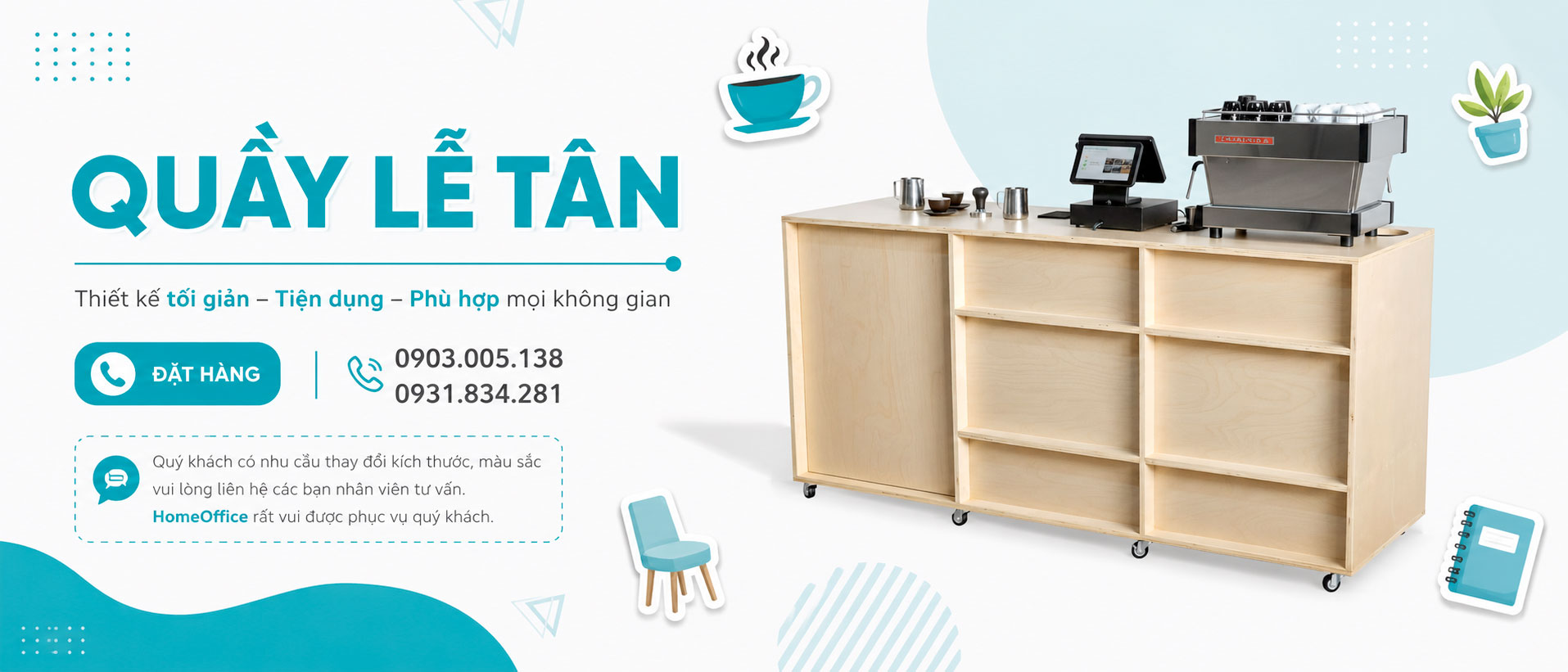 30+ mẫu quầy lễ tân đẹp và chuyên nghiệp