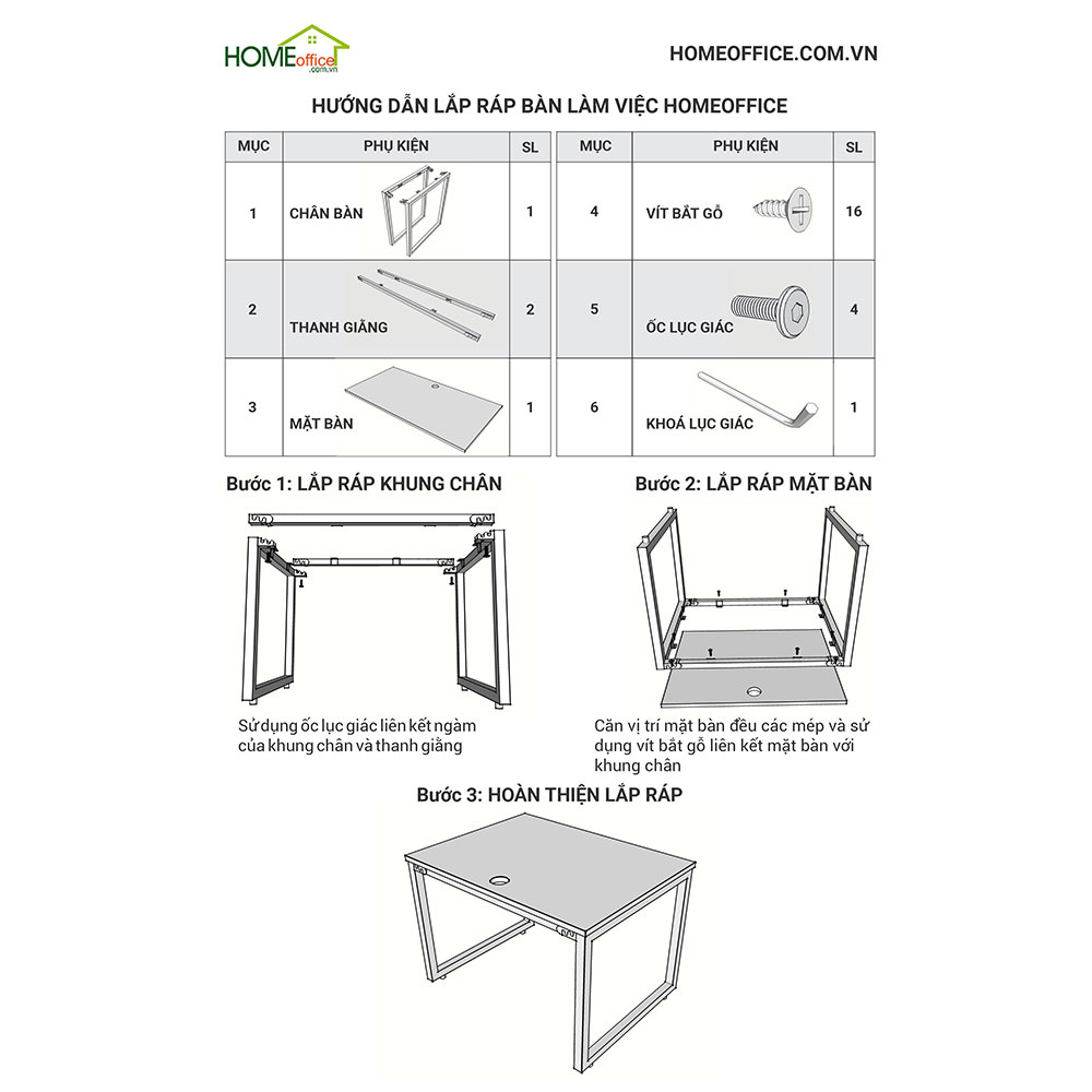 hướng dẫn lắp ráp bàn cơ cấu lắp ráp ngàm