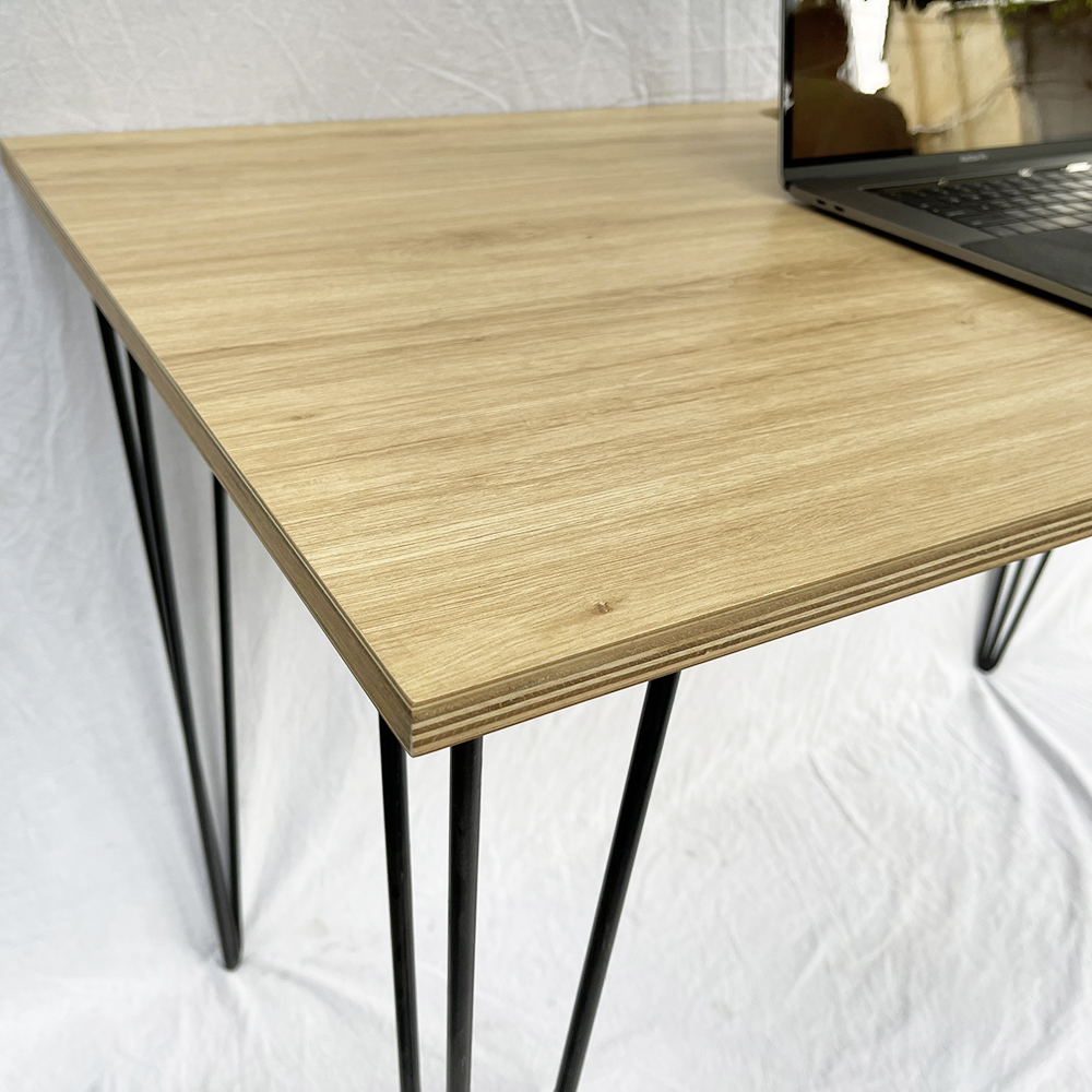 mặt bàn gỗ plywood phủ melamin vân sồi