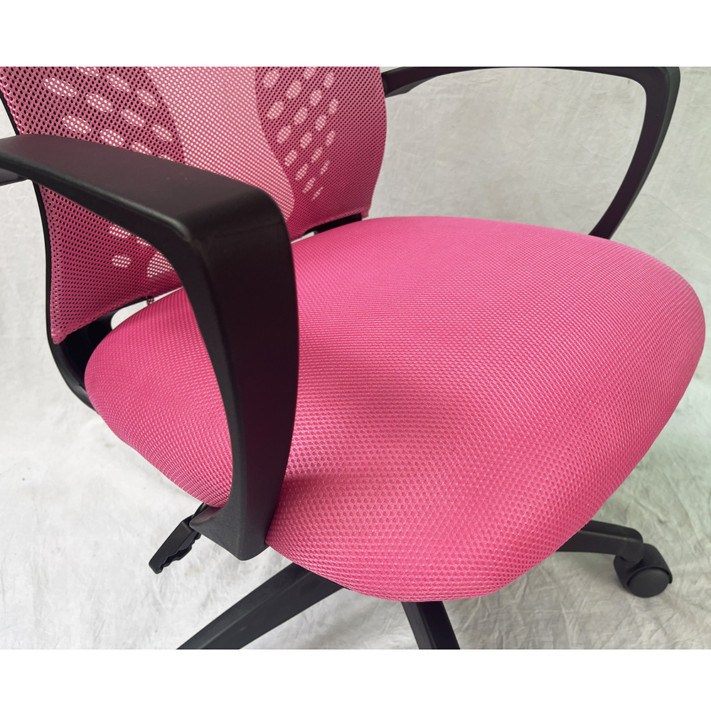Ghế văn phòng chân xoay màu hồng GMA008H