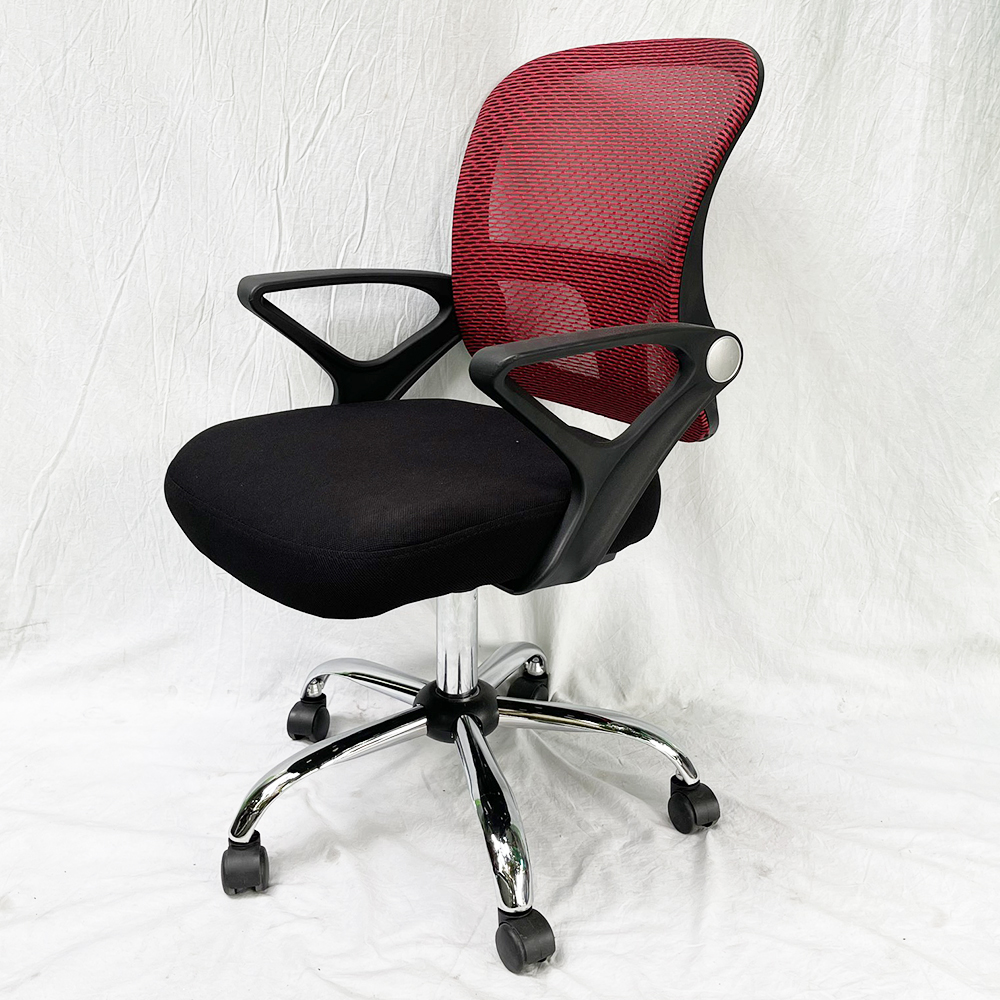 Ghế văn phòng chân xoay lưng lưới đỏ sẽ mang lại sự thoải mái cho chính người dùng. Với thiết kế tối giản và màu đỏ tươi sáng, sản phẩm này sẽ giúp cho không gian làm việc của bạn trở nên trẻ trung và năng động.