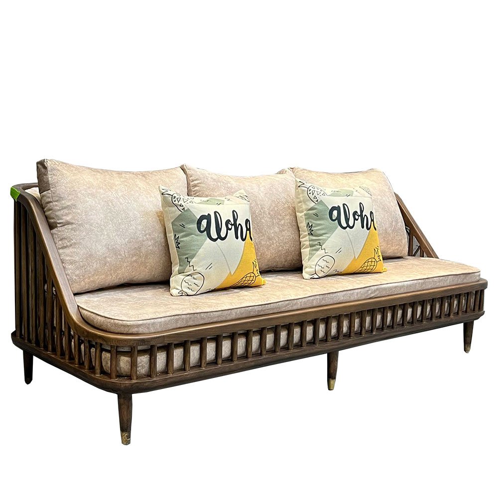 sofa băng khung gỗ 