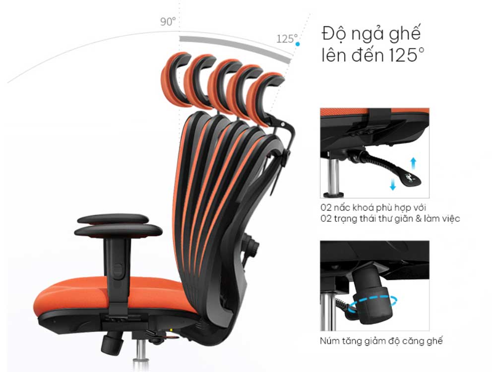 Ergonomic office chair ERC-18F (Sihoo M18)