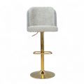 Ghế bar Alva bọc vải CHENILLE chân xoay nâng hạ GAK068