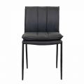 Ghế ăn nệm da microfiber chân sắt GAK192