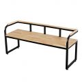 Ghế băng dài 140x45x60cm gỗ cao su GBD038