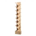 Kệ sách hình cây 40x20x220cm gỗ cao su KS68275