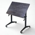 Bàn đào tạo di động 80x60cm gỗ cao su SPD68233