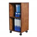 Kệ hồ sơ di động 40x35x75cm gỗ cao su THS68073