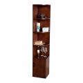 Kệ góc tường gỗ cao su 35x35x180cm - KGT68036