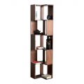 Kệ góc tường gỗ Cao Su 40x40x180cm - KGT68034