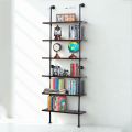 Kệ ống nước sắt gỗ tràm treo áp tường 80x25x220cm - PPF001