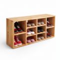 Kệ giày 10 ngăn 100x30x45cm gỗ cao su KG68089