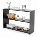Kệ sách 3 tầng 120x35x80cm gỗ cao su KS68315