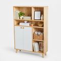 Kệ sách 84x25x122cm gỗ cao su KS68316