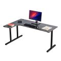 Bàn chữ L 160x100cm gỗ cao su hệ TIO HBTO029