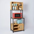 Kệ bếp đa năng 70x40x160cm gỗ cao su KB68061