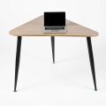 Bàn tam giác BENTO 120cm gỗ plywood chân sắt hệ CONE HBCO071