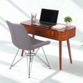 Combo bàn làm việc ngăn tủ và ghế tựa chân sắt CB68212
