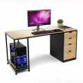 Bàn máy tính 160x60cm gỗ cao su COD68061