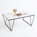 Bàn sofa VECTI 100x60cm mặt đá ceramic TT68320