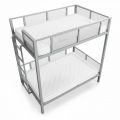Giường tầng lắp ráp 125x210x180cm gỗ cao su GT015