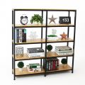 Kệ lắp ráp 5 tầng 200x40x180cm gỗ cao su KTT68029