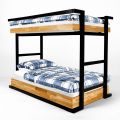 Giường tầng lắp ráp gỗ cao su GT016