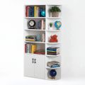 Kệ góc tường 90x30x180cm gỗ cao su KGT68043