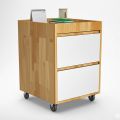 Tủ cá nhân mini 40x50x55cm gỗ cao su TCN68067