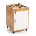 Tủ cá nhân di động 40x50x55cm gỗ cao su TCN68068