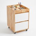 Tủ cá nhân mini 40x50x55cm gỗ cao su TCN68067