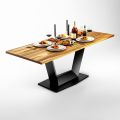 Bàn ăn chữ nhật 160x70cm gỗ tràm BA68249