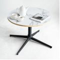 Bàn trà tròn 60x60cm gỗ cao su TT68326