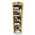 Kệ góc tường 40x40x170cm gỗ cao su KGT68046